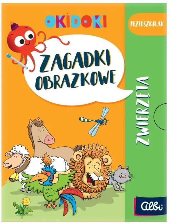 Zagadki obrazkowe Zwierzęta OKIDOKI - tantis.pl