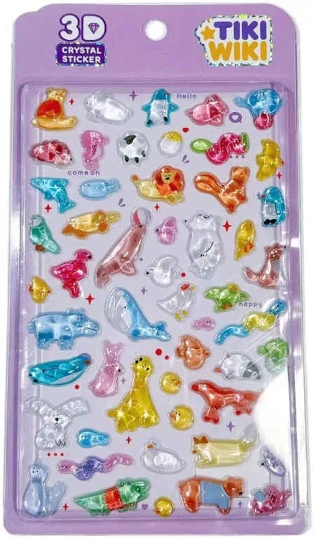 Naklejki 3D Crystal Zwierzątka - tantis.pl