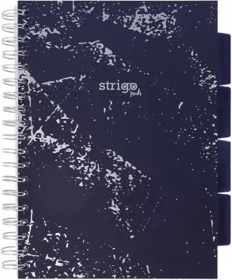 Kołozeszyt Pads B5/100K kratka Marmur granatowy