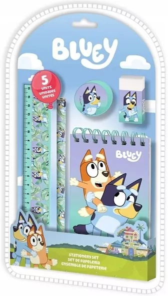Zestaw piśmienniczy Bluey 5 elementów BY00005 - tantis.pl