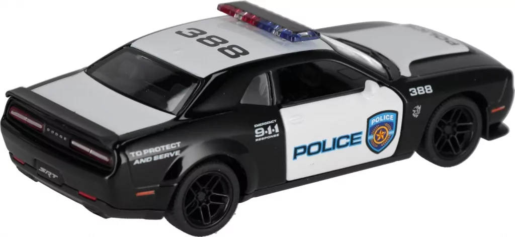 AUTO POLICJA MET P/B 1:40 DODGE CHALLEN 1/12 - tantis.pl