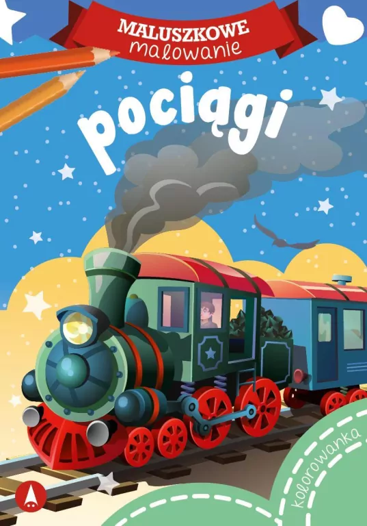 Pociągi. Maluszkowe malowanie - tantis.pl