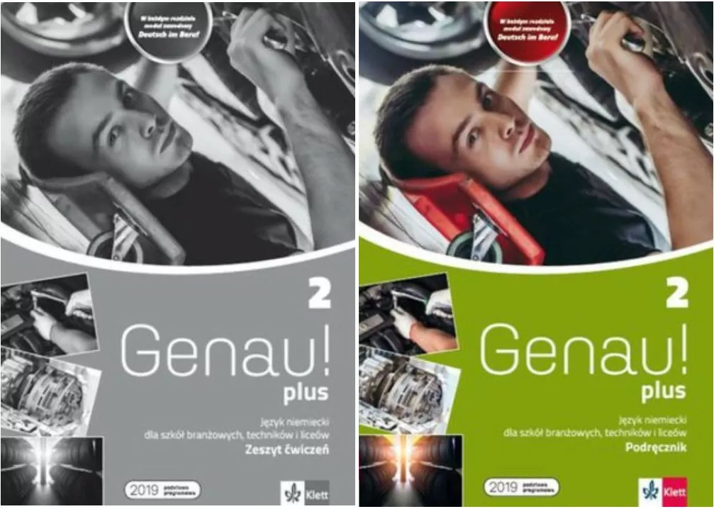 Pakiet: Genau! plus 2. Podręcznik / Zeszyt ćwiczeń. Język niemiecki dla szkół branżowych, techników i liceów - tantis.pl