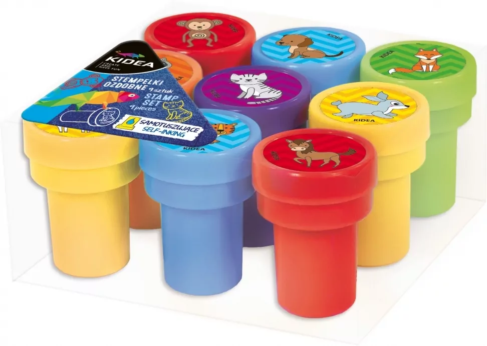 Stempelki ozdobne 9 szt - tantis.pl