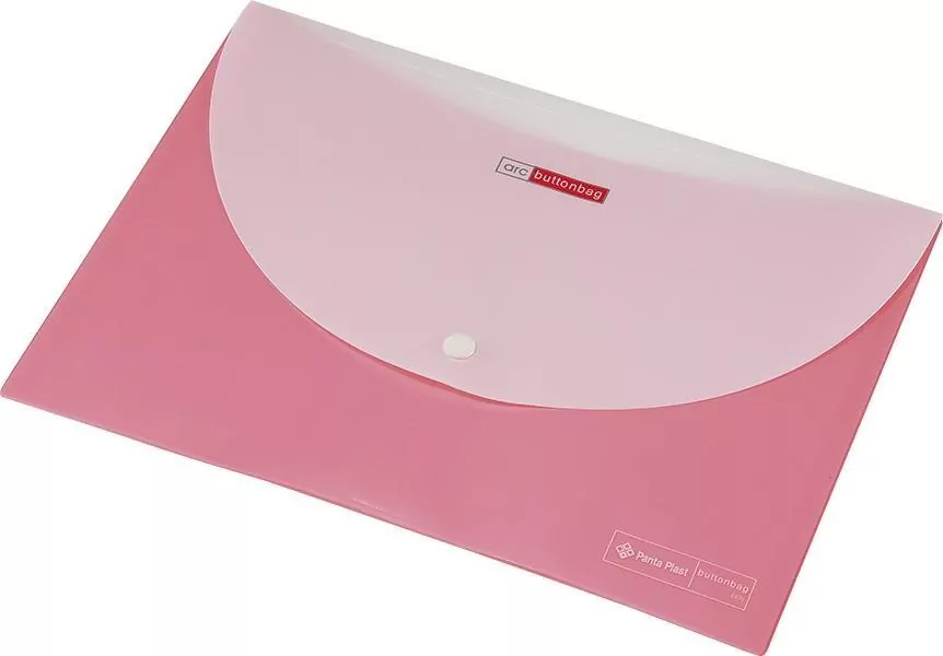Koperta Focus C335 A4, różowa - 2 kieszenie - tantis.pl