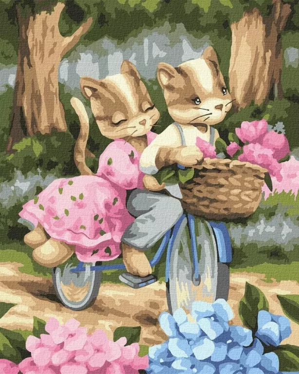 Malowanie po numerach - Romantyczna podróż 40x50cm - tantis.pl
