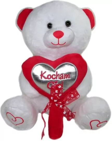 Miś z sercem 38cm - tantis.pl