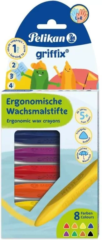 Kredki świecowe trójkątne - tantis.pl