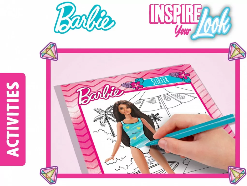 Barbie Sketch Book Inspire Your Look - tantis.pl