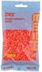 Hama Midi Koraliki w woreczku 1000 pomarańczowe - tantis.pl