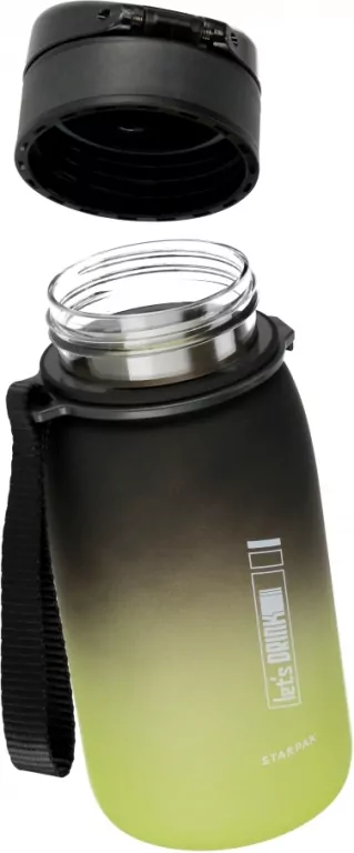 Bidon 400ml. Ombre green-black - tantis.pl