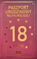 Karnet Urodzinowy 18 - tantis.pl