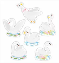 Dekoracje okienne dwustrone - Łabędzie 01