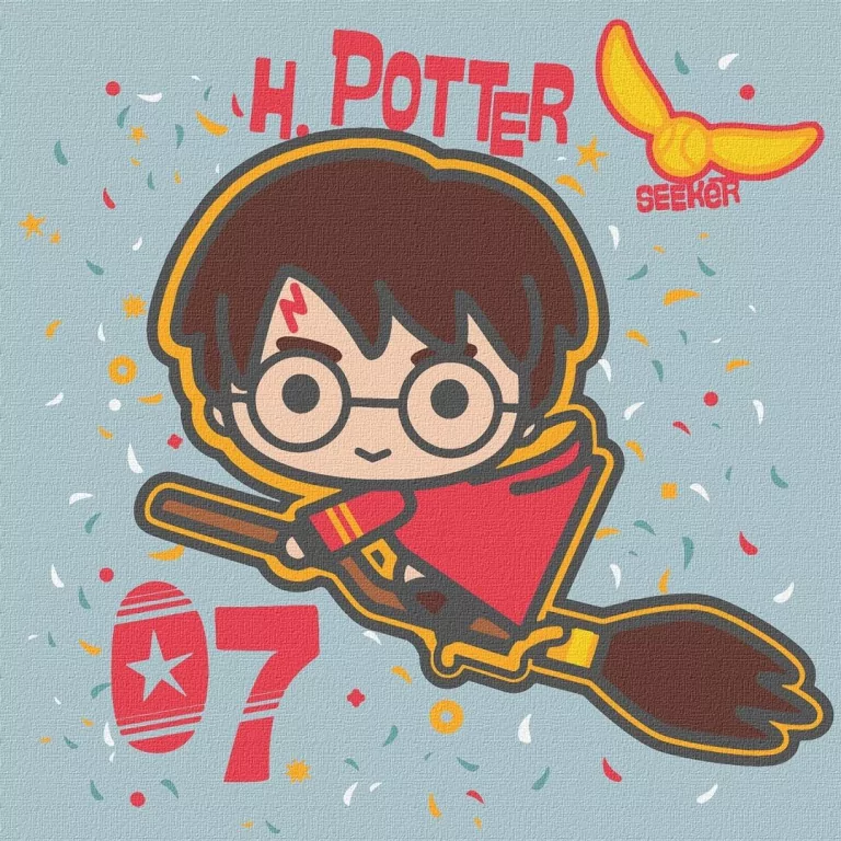 Malowanie po numerach - Harry Potter 25x25cm - tantis.pl