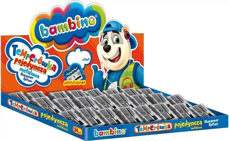 Temperówka pojedyncza aluminiowa Bambino displ - tantis.pl