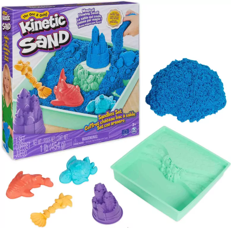 Piasek kinetyczny Kinetic Sand. Piaskownica - tantis.pl