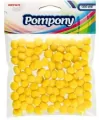 Pompony żółte 10mm, 100 sztuk - tantis.pl