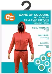 Strój gra w kolory czerwony rozm. 56