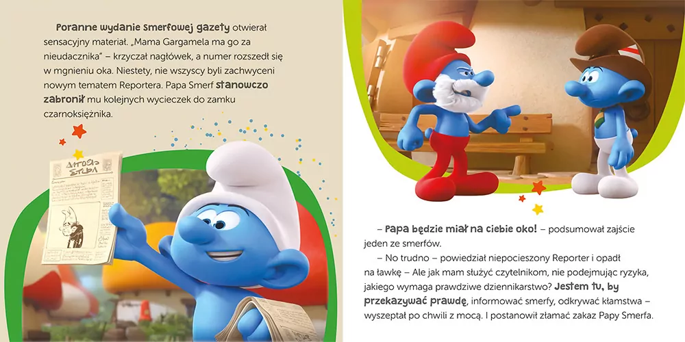 Sensacyjny temat. Moja czytanka. Smerfy - tantis.pl