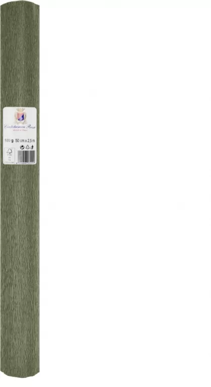Krepina 50x250cm 180g ciemna zielona - tantis.pl