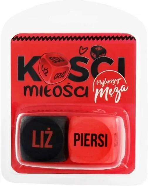 Kości Miłości Najlepszego Męża (czerwono-czarne) - tantis.pl