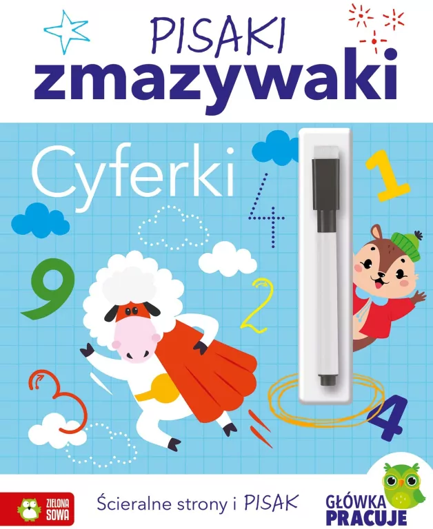 Pisaki zmazywaki. Cyferki - tantis.pl