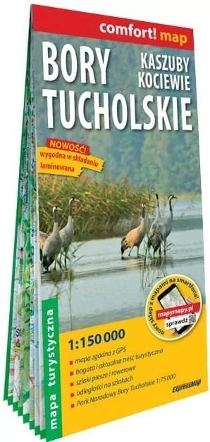 Comfort! map Bory Tucholskie, Kaszuby, Kociewie - tantis.pl