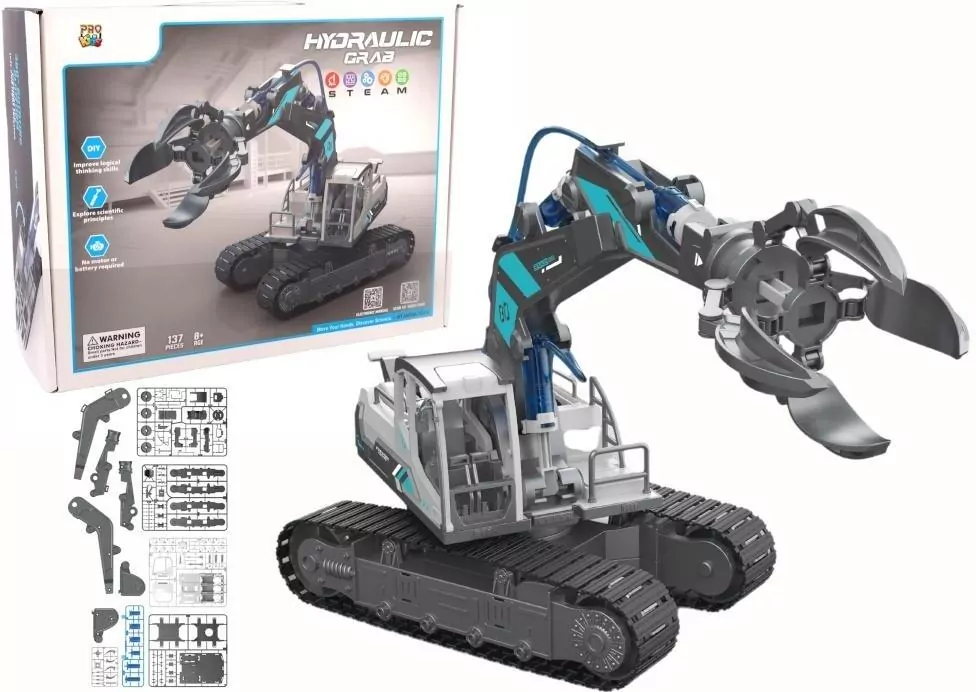 Pojazd hydrauliczny z chwytakiem cuda mechaniki - tantis.pl