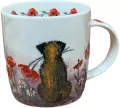 Kubek Pies Border collie i kwiaty - tantis.pl