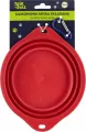 Miska silikonowa składana czerwona 19cm - tantis.pl