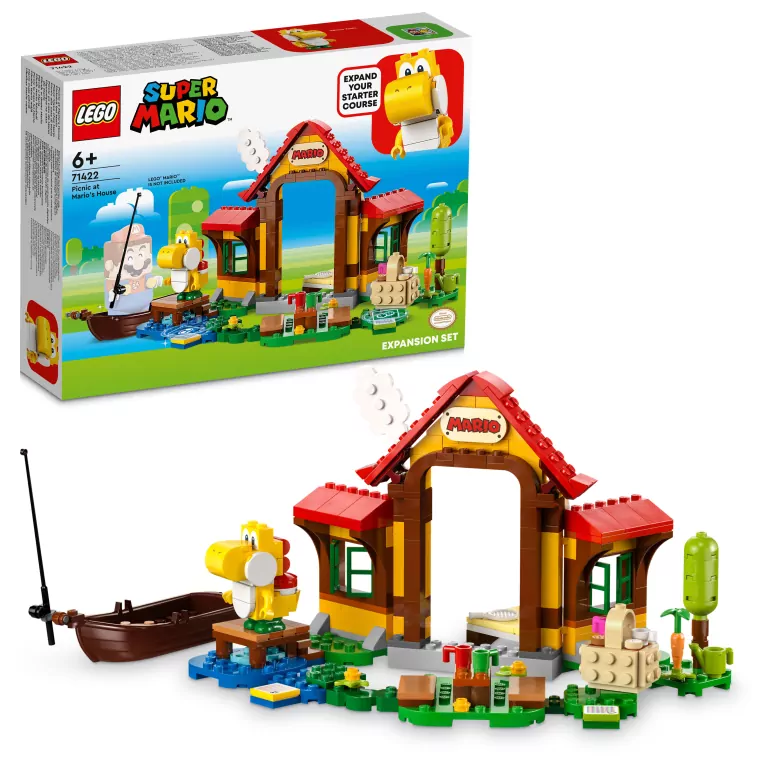 LEGO® Super Mario. Piknik w domu Mario — zestaw rozszerzający. 71422 - tantis.pl