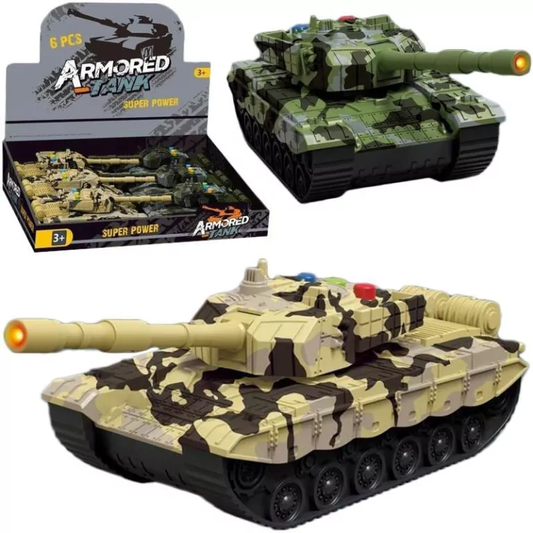 Czołg ze światłem i dźwiękiem MIX - tantis.pl