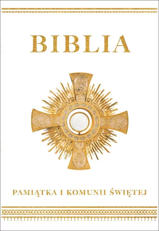 Biblia Edukacyjna w obwolucie komunijnej - tantis.pl