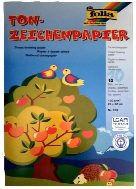 Teczka z papierem kolor 130g/m2 10 arkuszy - tantis.pl