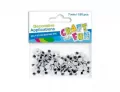 Ozdoba dekoracyjna oczy 7mm 150el - tantis.pl