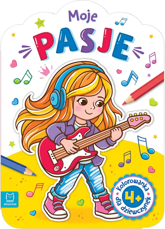 Kolorowanka dla dziewczynek. Moje pasje - tantis.pl