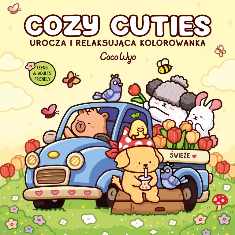 Cozy Cuties. Urocza i relaksująca kolorowanka - tantis.pl