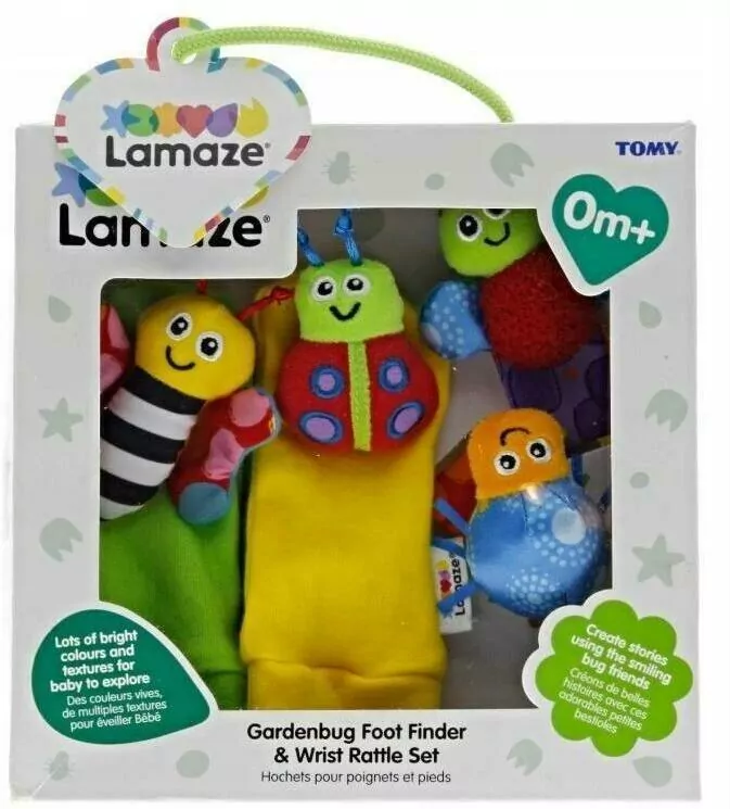 Zestaw grzechotek Robaczki. Lamaze - tantis.pl