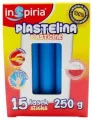 Plastelina niebieska 15 lasek, 250g - tantis.pl