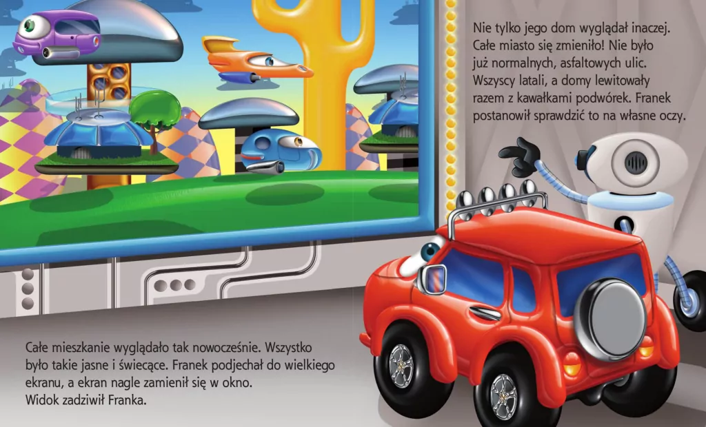 Podróż w przyszłość. Samochodzik Franek - tantis.pl