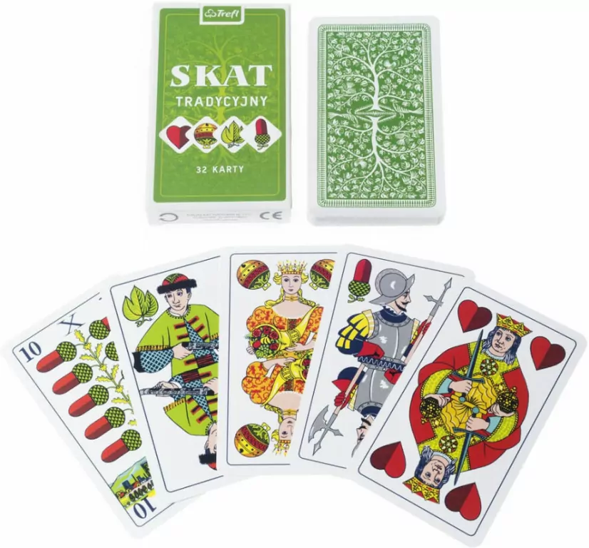 Karty Skat 32. Wzór tradycyjny - tantis.pl