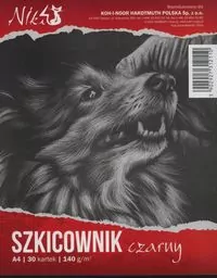Szkicownik A4/30K 140g czarny - tantis.pl