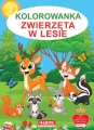 Zwierzęta w lesie. Kolorowanka - tantis.pl