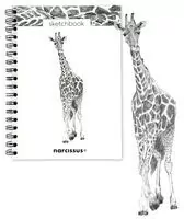 Szkicownik B5/60K na spirali - Żyrafa - tantis.pl
