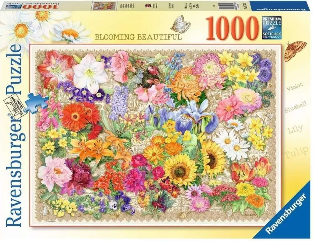 Puzzle 1000 Kwitnące kwiaty - tantis.pl