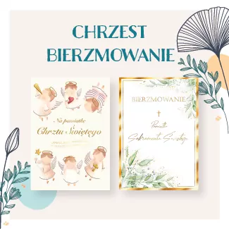 Karnety Chrzest, bierzmowanie