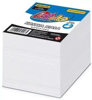 Kostka nieklejona ECO 85x85x70mm biała - tantis.pl