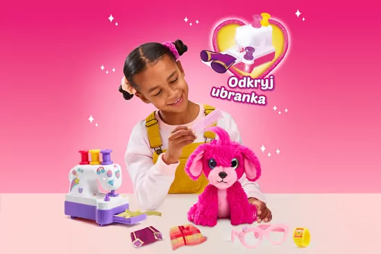 Maskotka Sew Surprise róż. Little Live Pets - tantis.pl