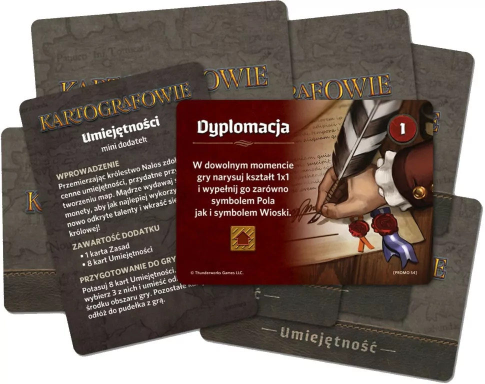 Kartografowie. Dodatek. Umiejętności - tantis.pl