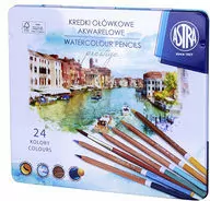 Kredki ołówkowe akwarelowe z drewna cedrowego - tantis.pl